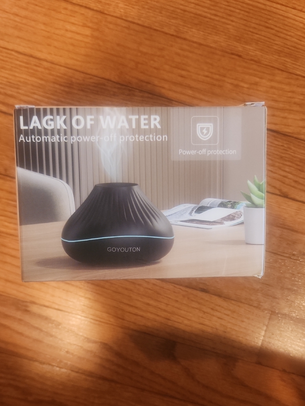 GOYOUTON Black Aromatherapy Diffuser - LED Accent